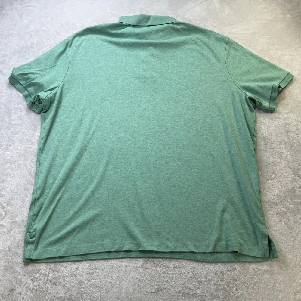 Polo Ralph Lauren Classic Fit Polo Shirt XL Green Heather Big Pony Golf Cotton